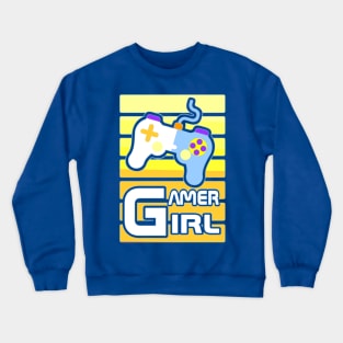 Yellow Gamer Girl Crewneck Sweatshirt